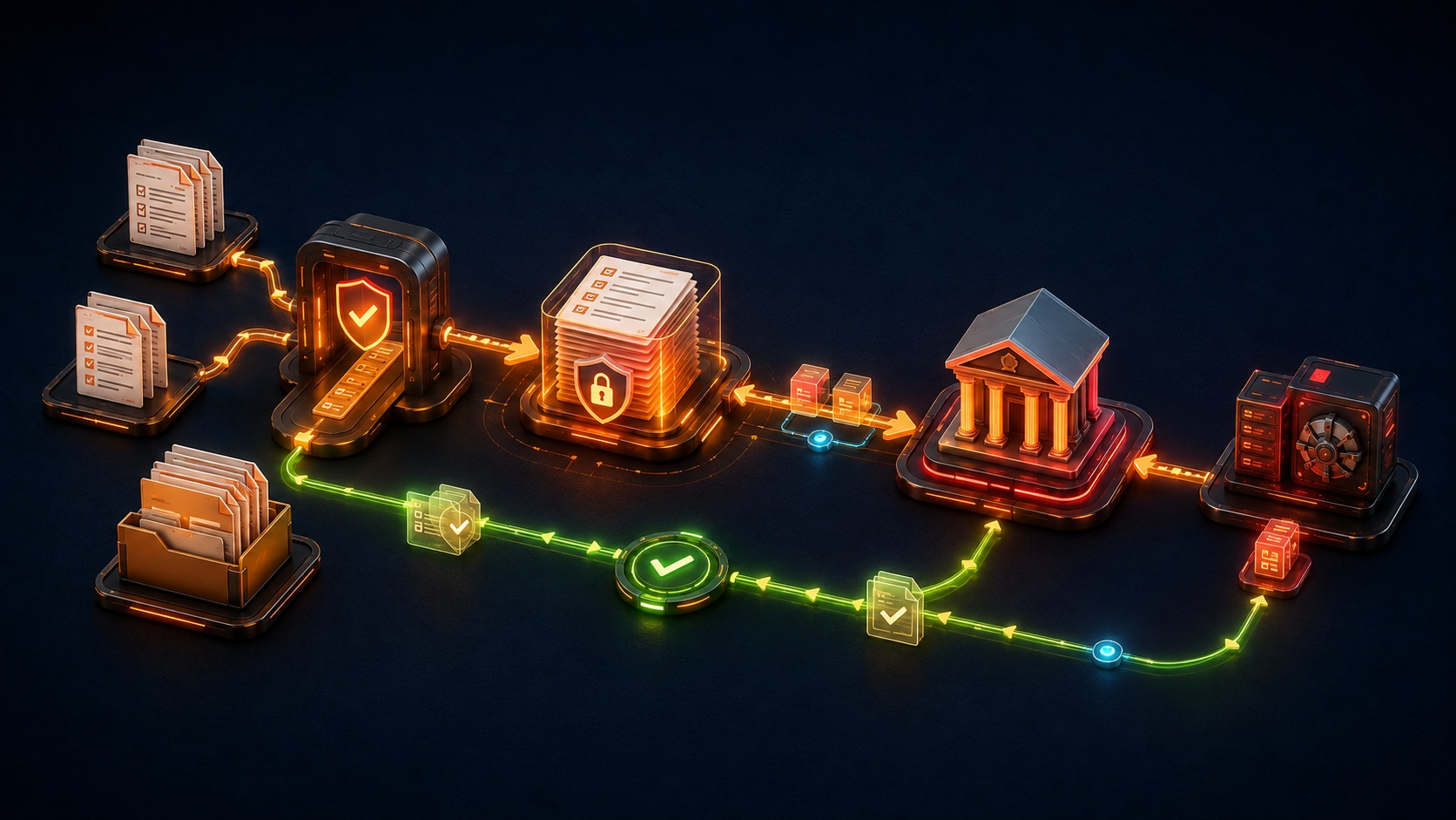 Ilustração da capacidade TechPag Pagamento CNAB no Prodigy