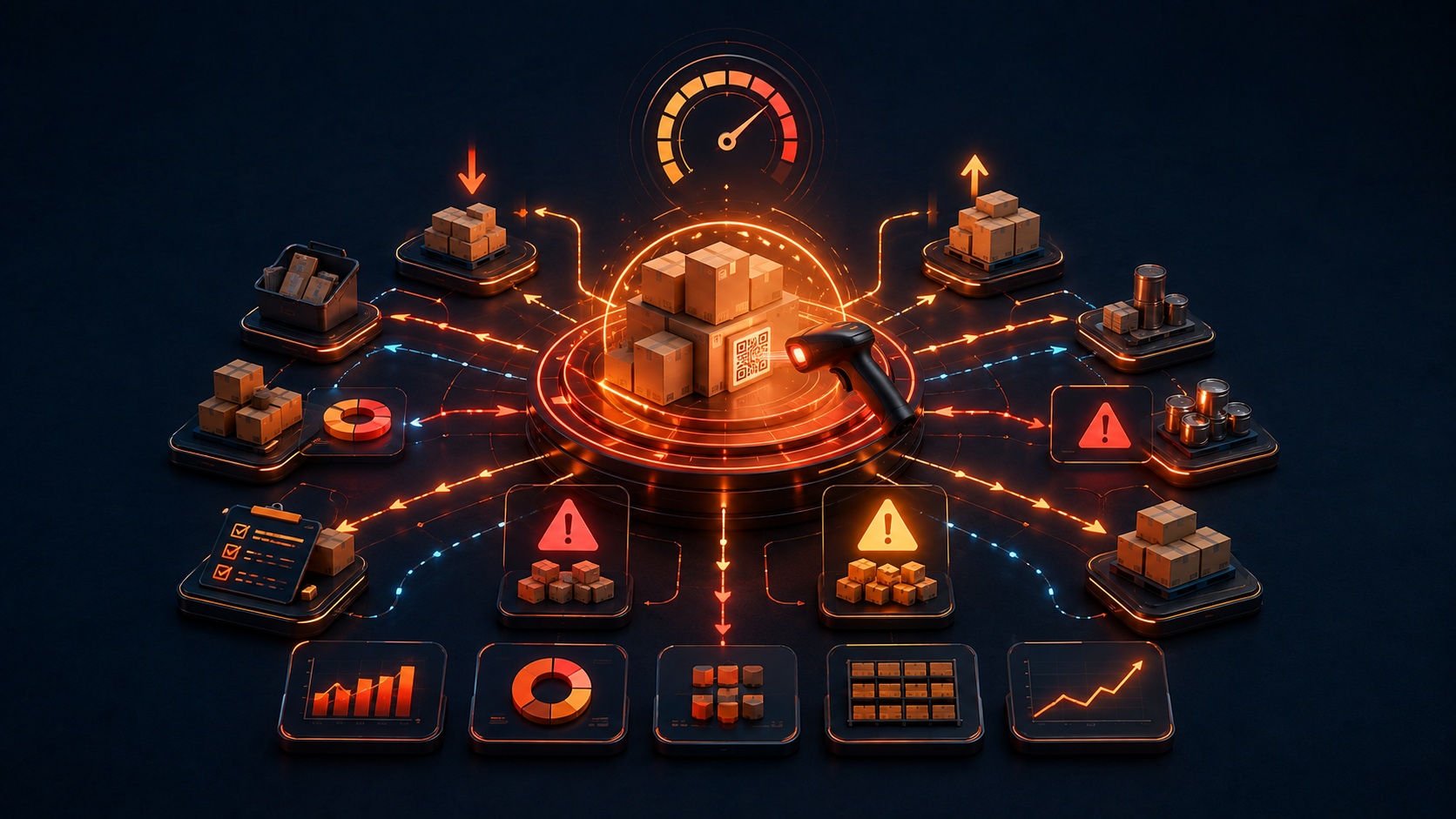 Ilustração da capacidade Gestão de lotes internos no Prodigy